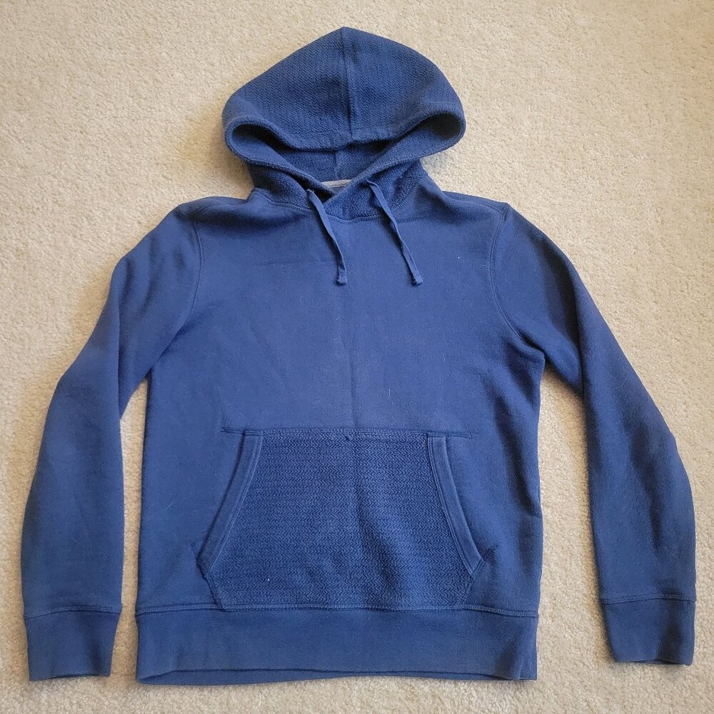 Banana Republic Blue Hoodie Pullover Large Clean Girl Normcore Sweatshirt